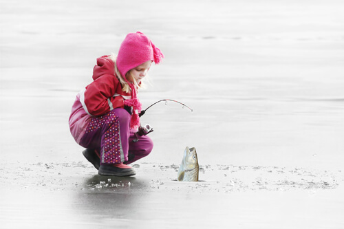 ice fishing